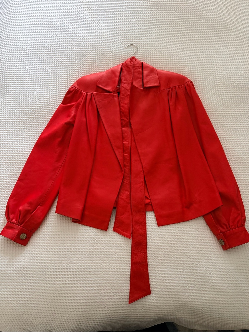 Red Women's Leather Jacket